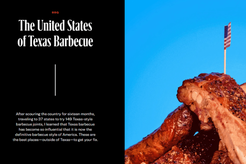 Texas Monthly Top 50 Best Texas BBQ Outside of Texas